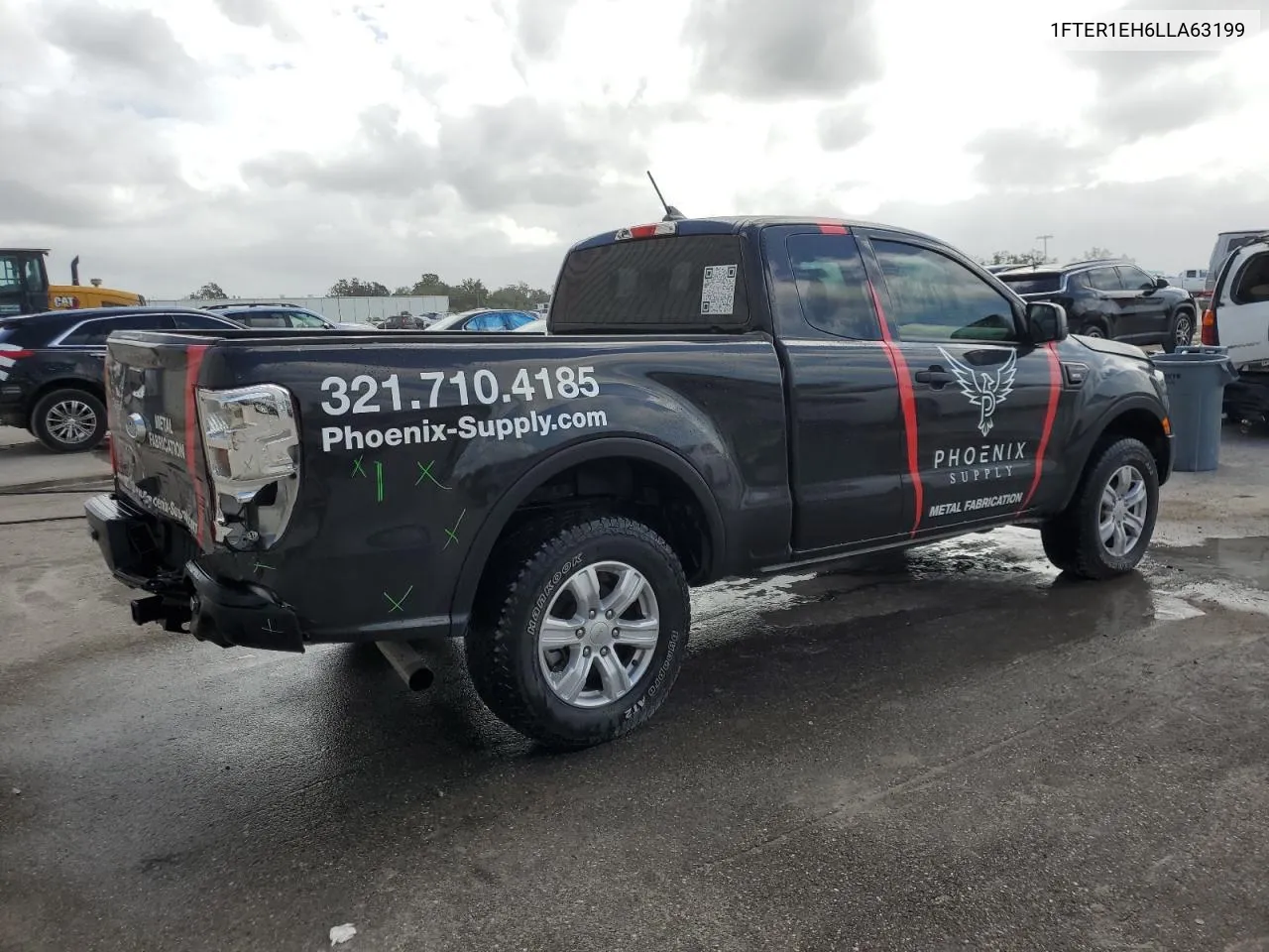 2020 Ford Ranger Xl VIN: 1FTER1EH6LLA63199 Lot: 79036354