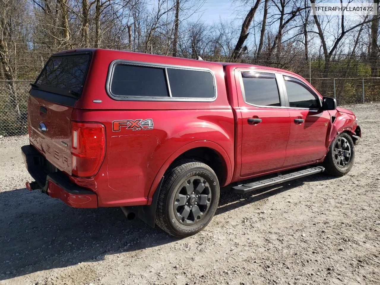 2020 Ford Ranger Xl VIN: 1FTER4FH7LLA01472 Lot: 79196524