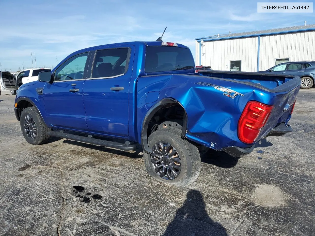 2020 Ford Ranger Xl VIN: 1FTER4FH1LLA61442 Lot: 79812374