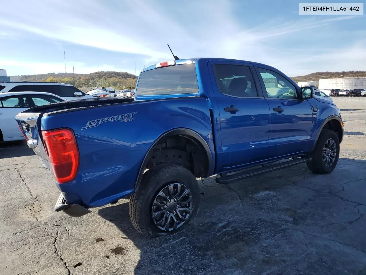 2020 Ford Ranger Xl VIN: 1FTER4FH1LLA61442 Lot: 79812374