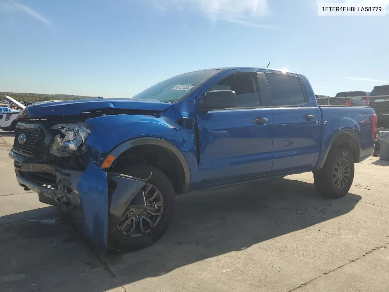 2020 Ford Ranger Xl VIN: 1FTER4EH8LLA58779 Lot: 80127404