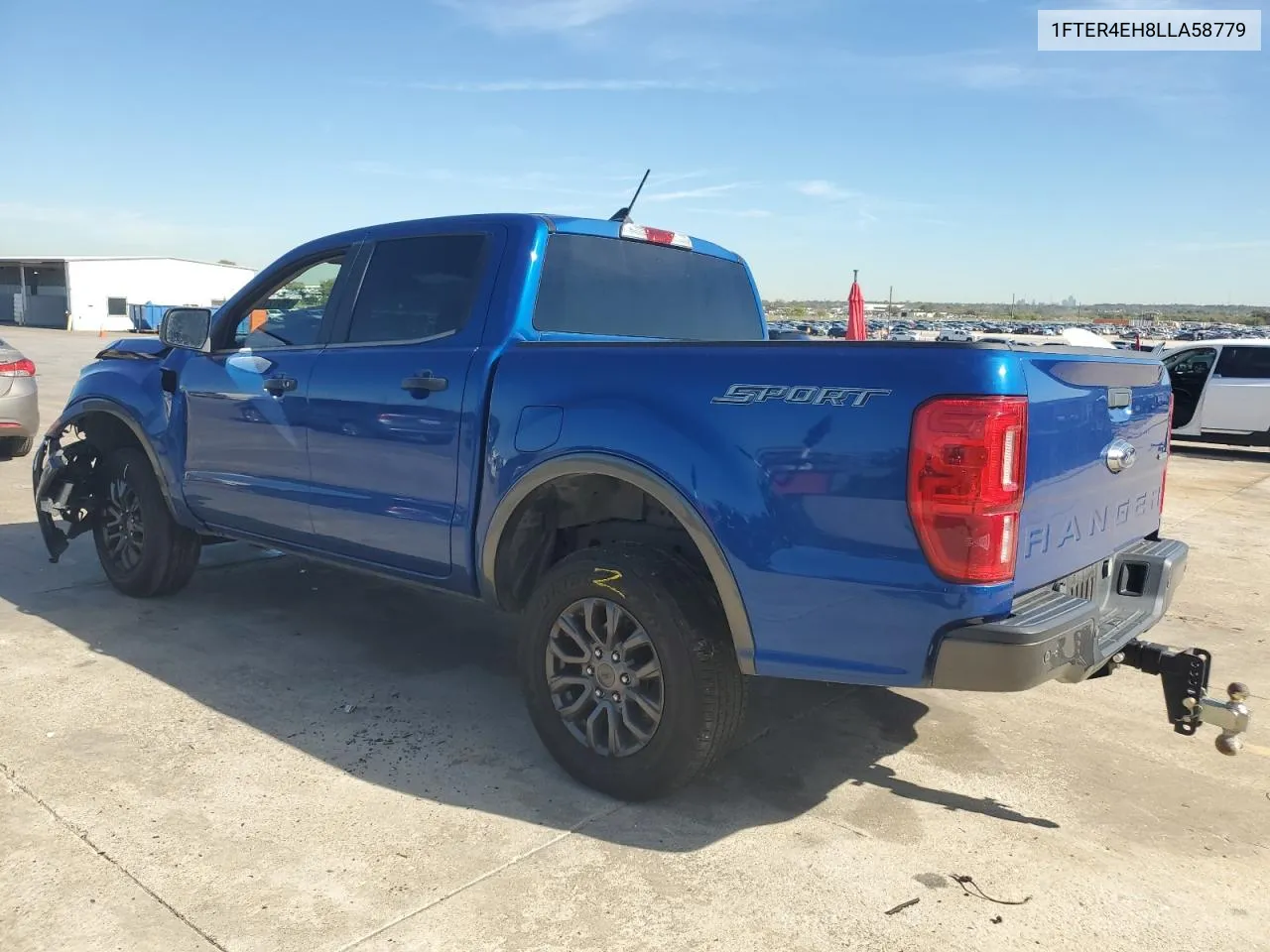 2020 Ford Ranger Xl VIN: 1FTER4EH8LLA58779 Lot: 80127404