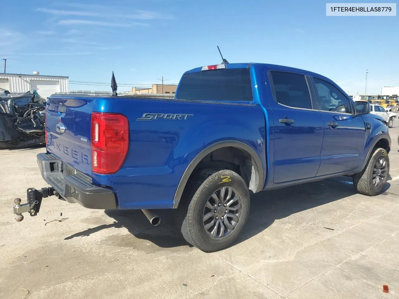 2020 Ford Ranger Xl VIN: 1FTER4EH8LLA58779 Lot: 80127404