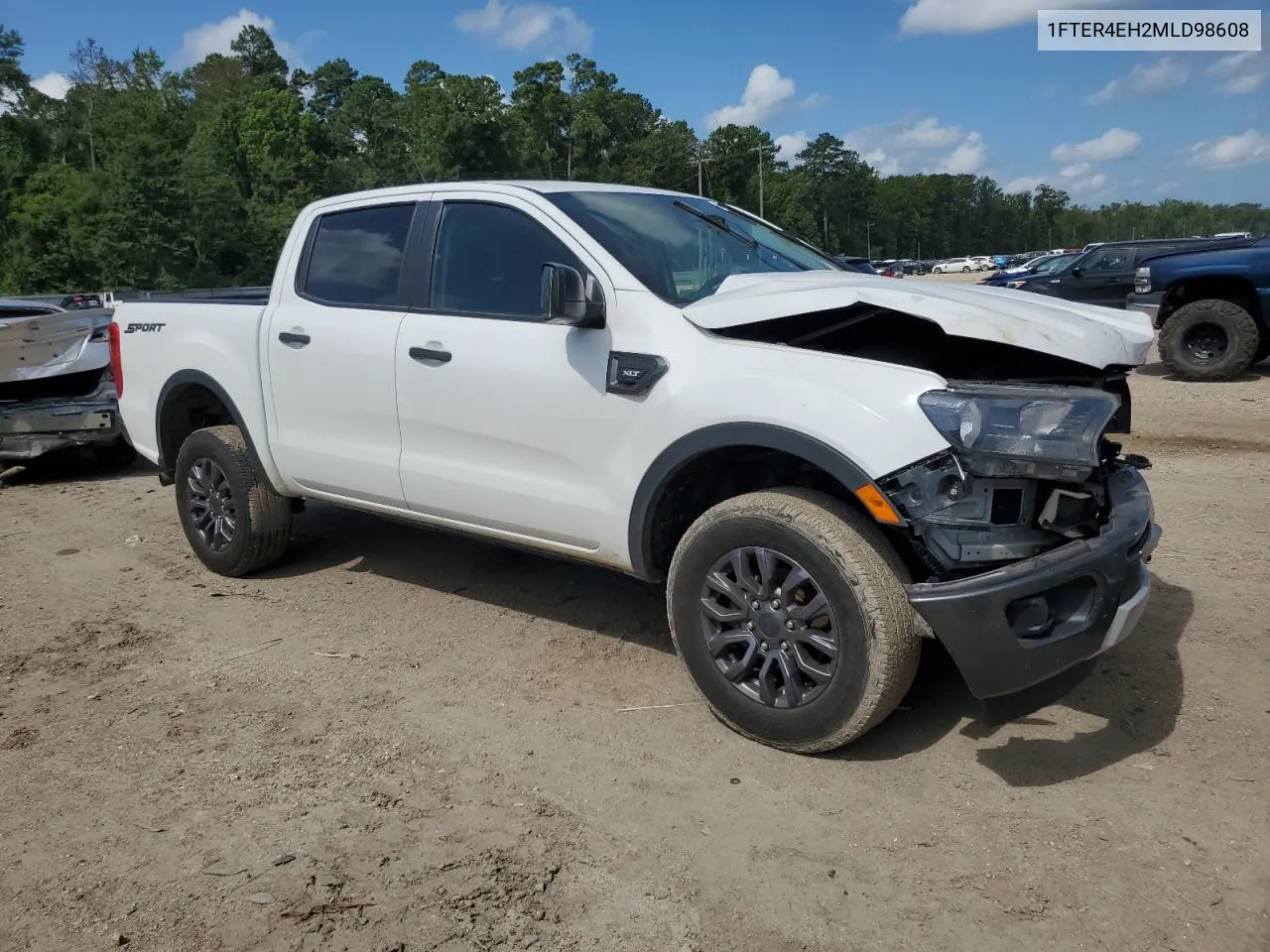 2021 Ford Ranger Xl VIN: 1FTER4EH2MLD98608 Lot: 60092924