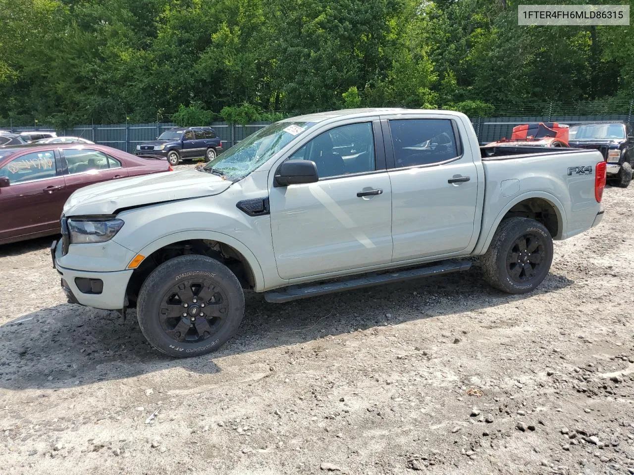 2021 Ford Ranger Xl VIN: 1FTER4FH6MLD86315 Lot: 65376094