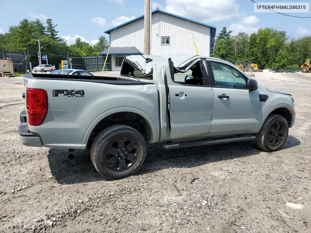 2021 Ford Ranger Xl VIN: 1FTER4FH6MLD86315 Lot: 65376094