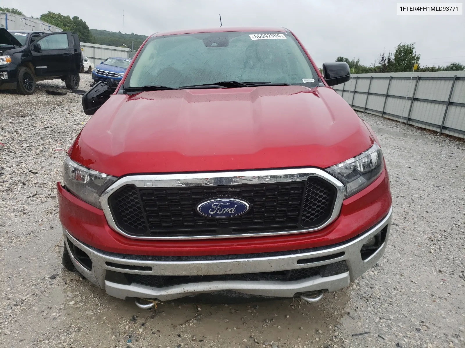 2021 Ford Ranger Xl VIN: 1FTER4FH1MLD93771 Lot: 66042994