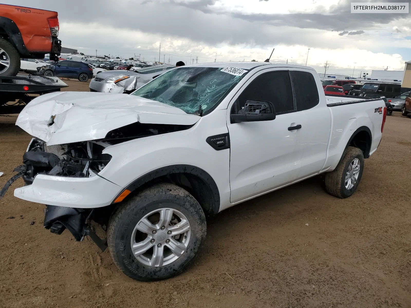 2021 Ford Ranger Xl VIN: 1FTER1FH2MLD38177 Lot: 67536014