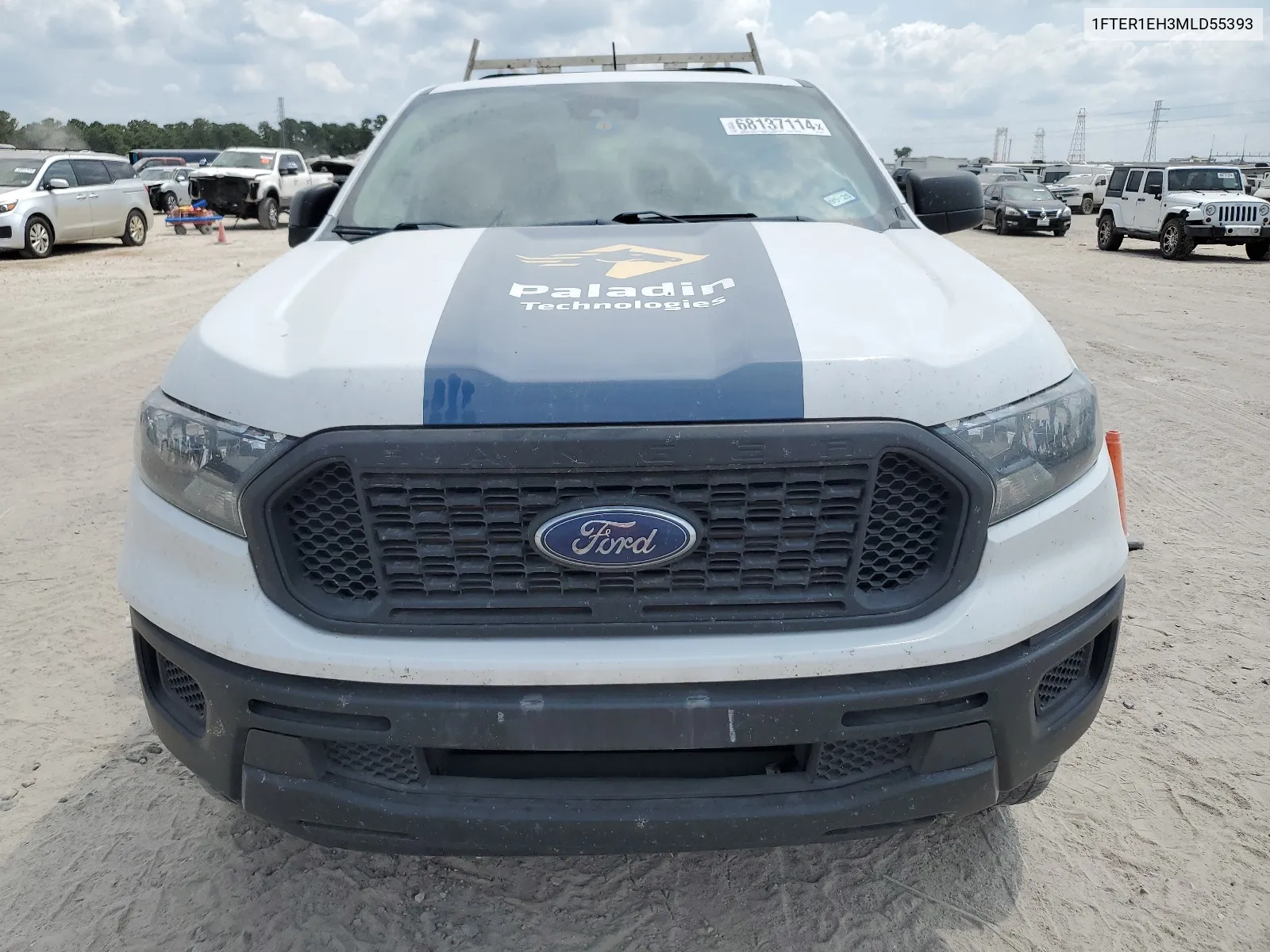 2021 Ford Ranger Xl VIN: 1FTER1EH3MLD55393 Lot: 68137114