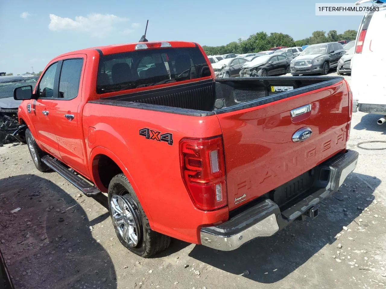 2021 Ford Ranger Xl VIN: 1FTER4FH4MLD75653 Lot: 69186644