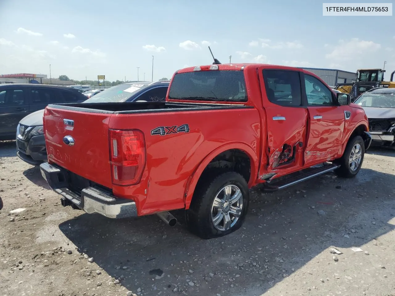 2021 Ford Ranger Xl VIN: 1FTER4FH4MLD75653 Lot: 69186644