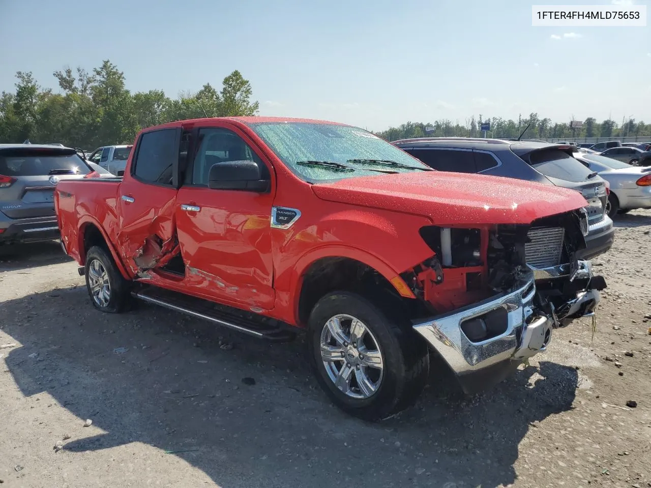 2021 Ford Ranger Xl VIN: 1FTER4FH4MLD75653 Lot: 69186644