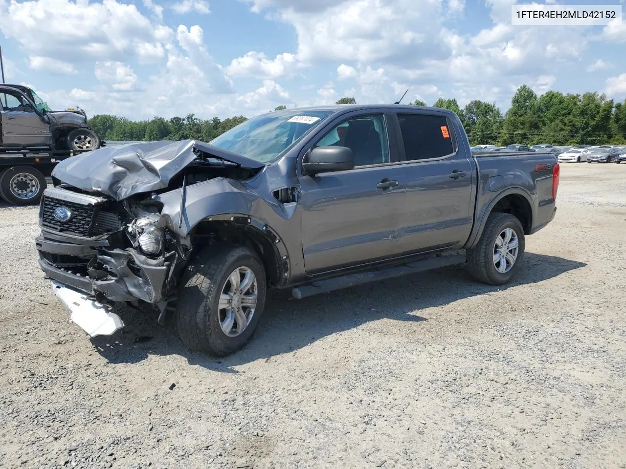 2021 Ford Ranger Xl VIN: 1FTER4EH2MLD42152 Lot: 69287424