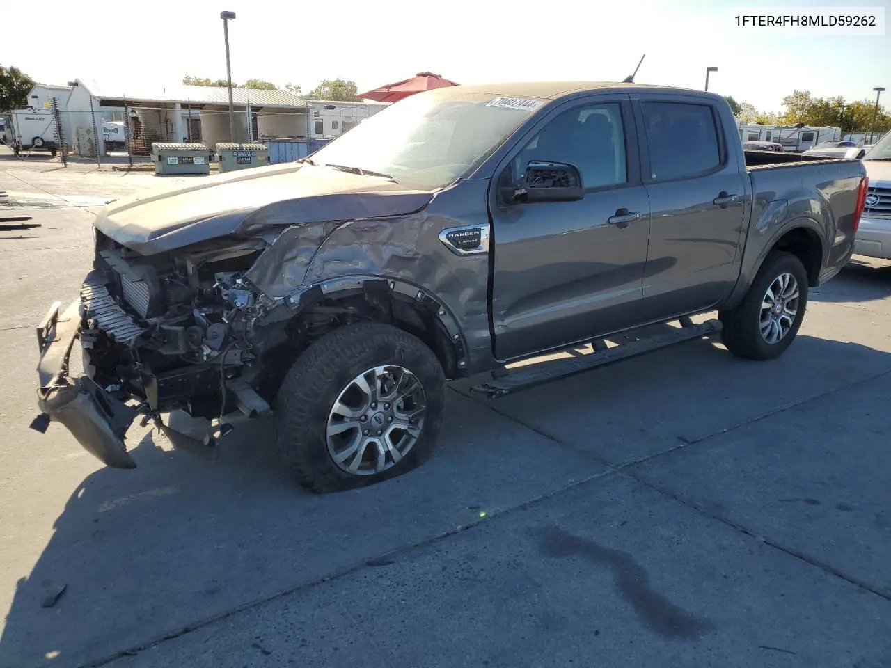 2021 Ford Ranger Xl VIN: 1FTER4FH8MLD59262 Lot: 70407444