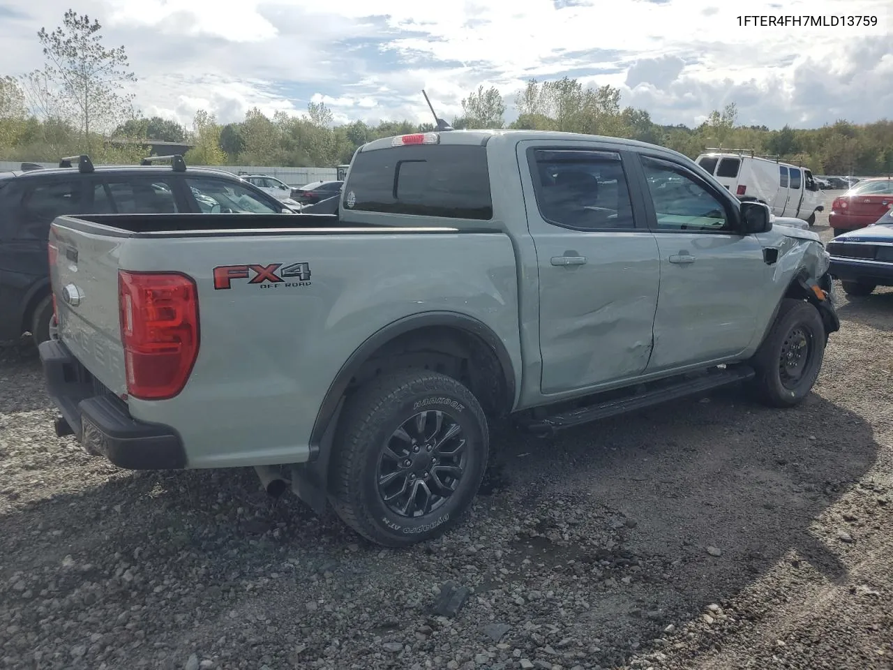 2021 Ford Ranger Xl VIN: 1FTER4FH7MLD13759 Lot: 71036464