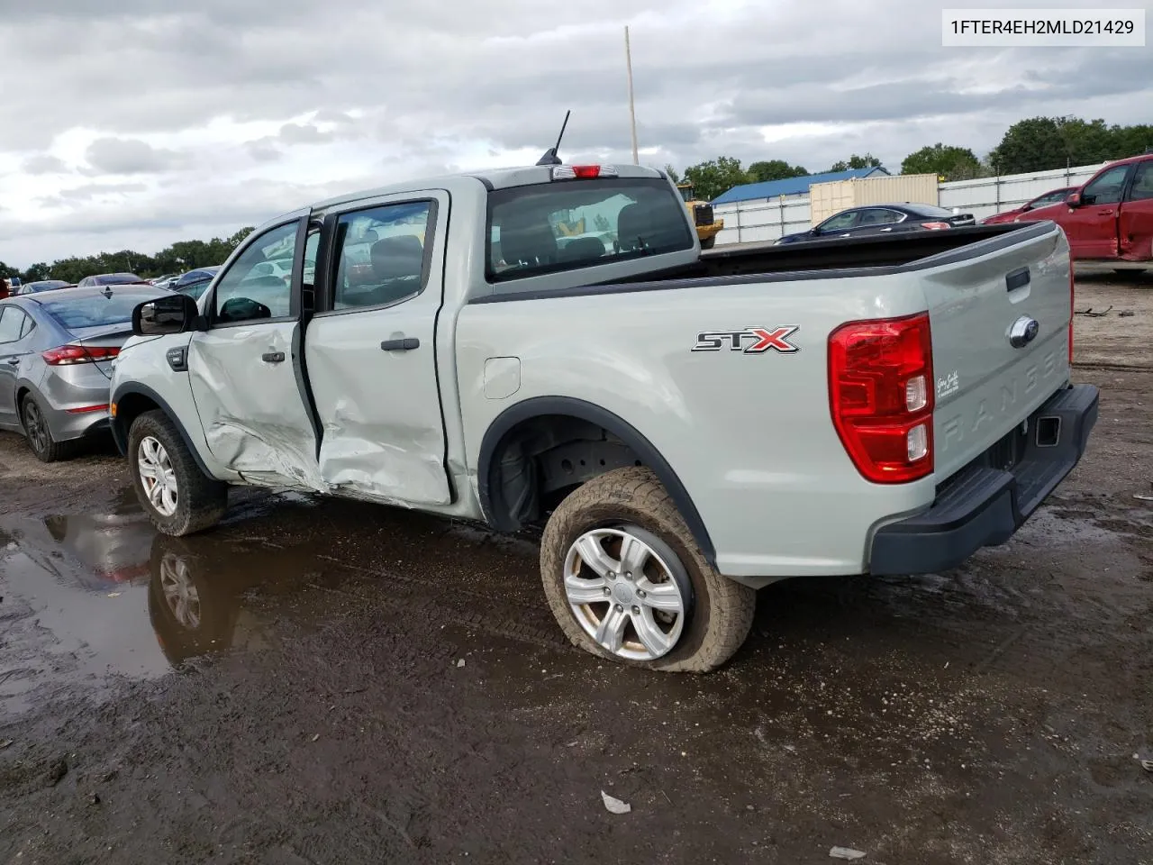 2021 Ford Ranger Xl VIN: 1FTER4EH2MLD21429 Lot: 71442554