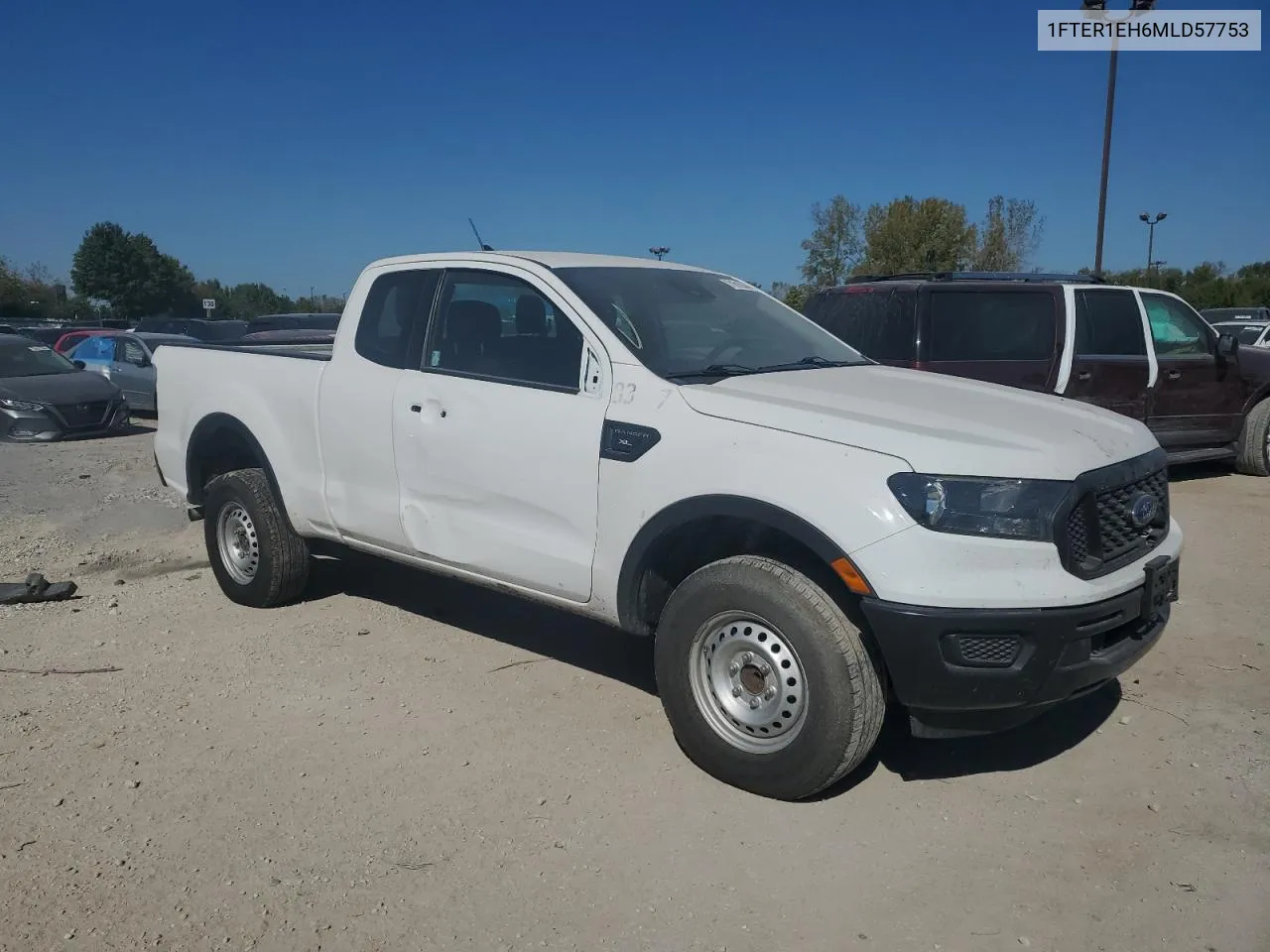 2021 Ford Ranger Xl VIN: 1FTER1EH6MLD57753 Lot: 71818344