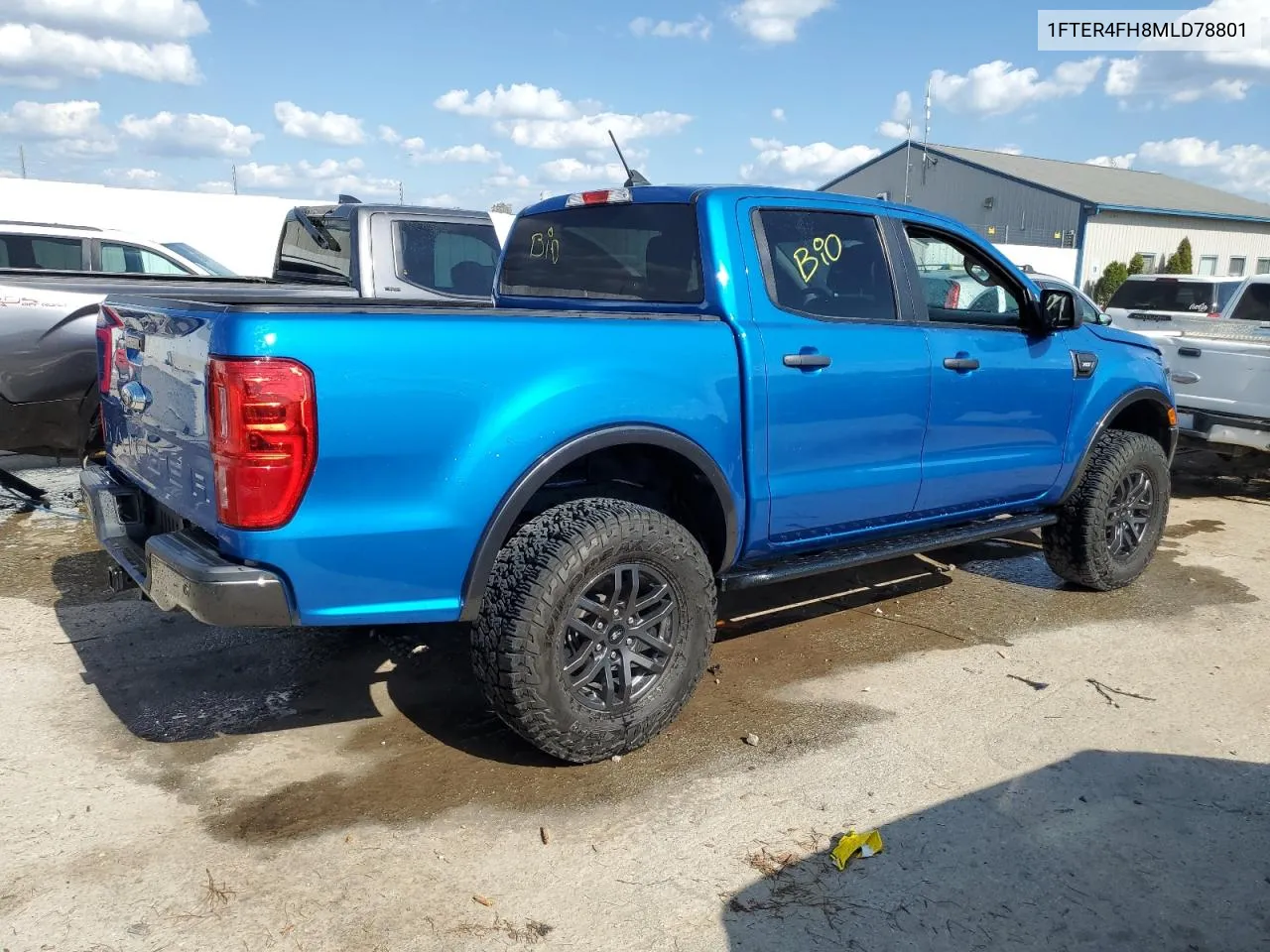 2021 Ford Ranger Xl VIN: 1FTER4FH8MLD78801 Lot: 72057094