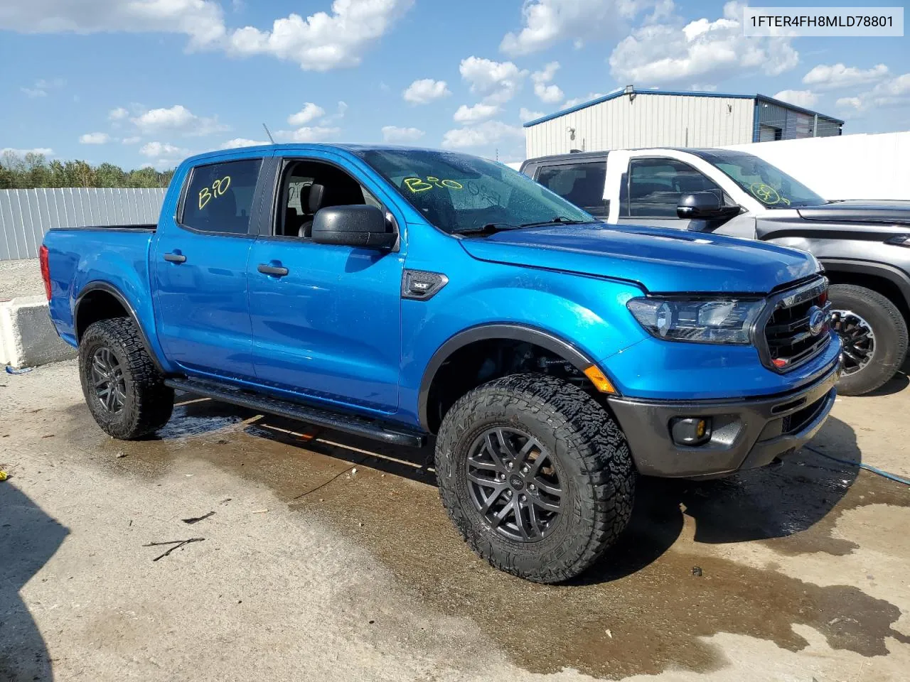 2021 Ford Ranger Xl VIN: 1FTER4FH8MLD78801 Lot: 72057094