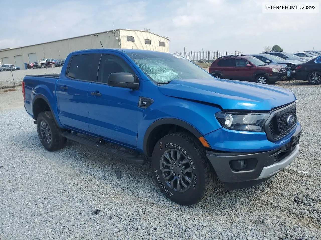 2021 Ford Ranger Xl VIN: 1FTER4EH0MLD20392 Lot: 72655424