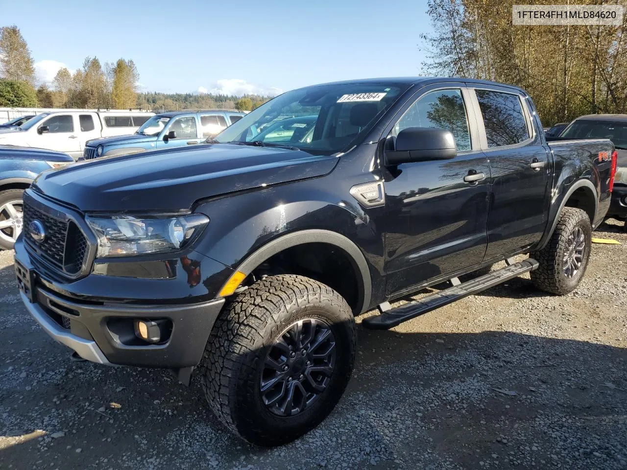 2021 Ford Ranger Xl VIN: 1FTER4FH1MLD84620 Lot: 72743364