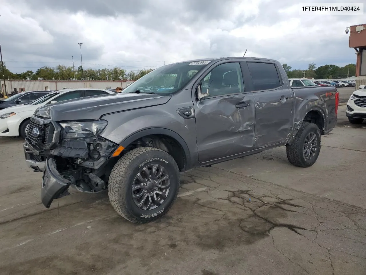 2021 Ford Ranger Xl VIN: 1FTER4FH1MLD40424 Lot: 72902984