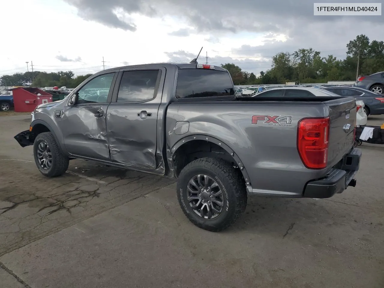 2021 Ford Ranger Xl VIN: 1FTER4FH1MLD40424 Lot: 72902984