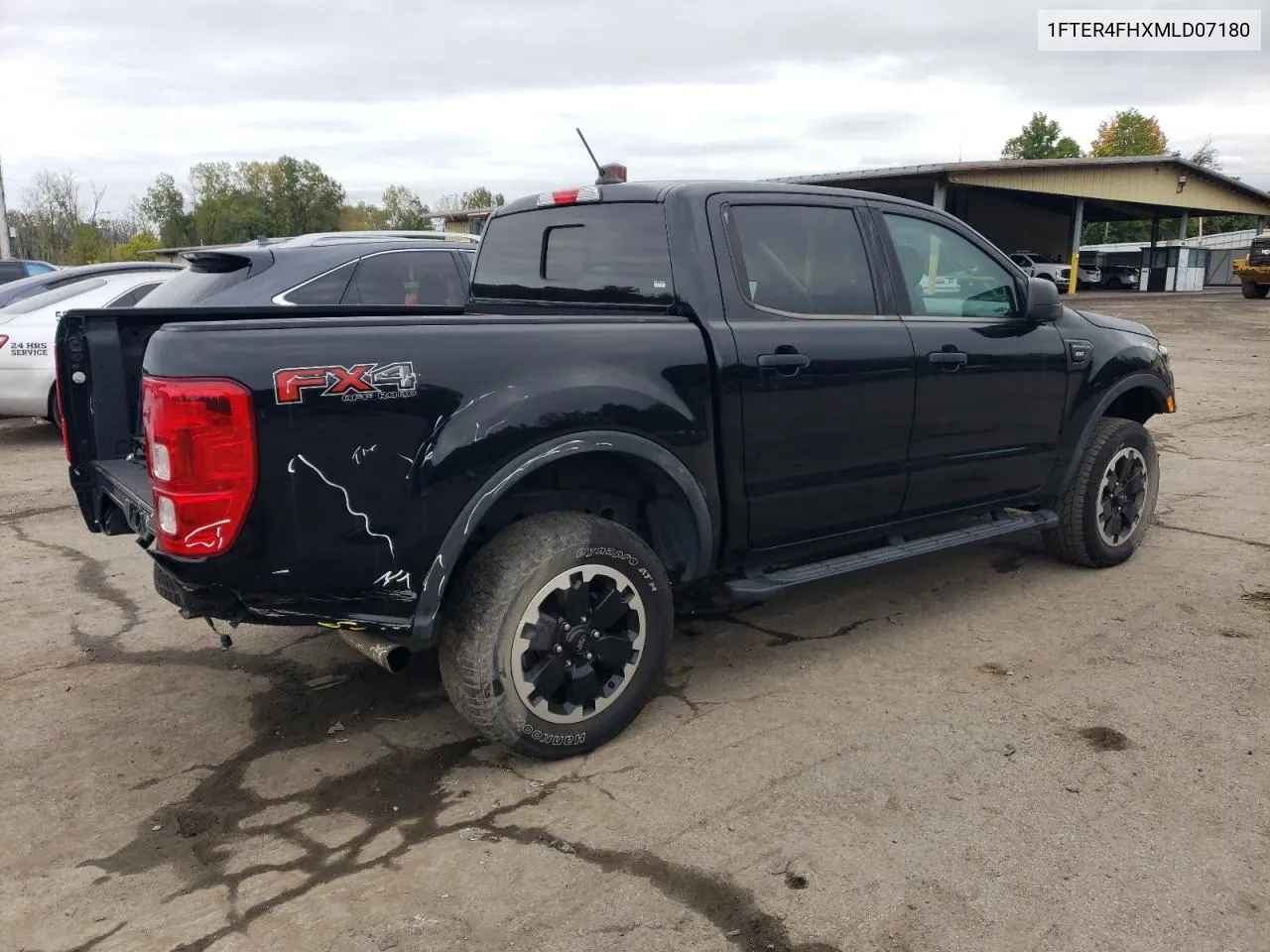 2021 Ford Ranger Xl VIN: 1FTER4FHXMLD07180 Lot: 73028084