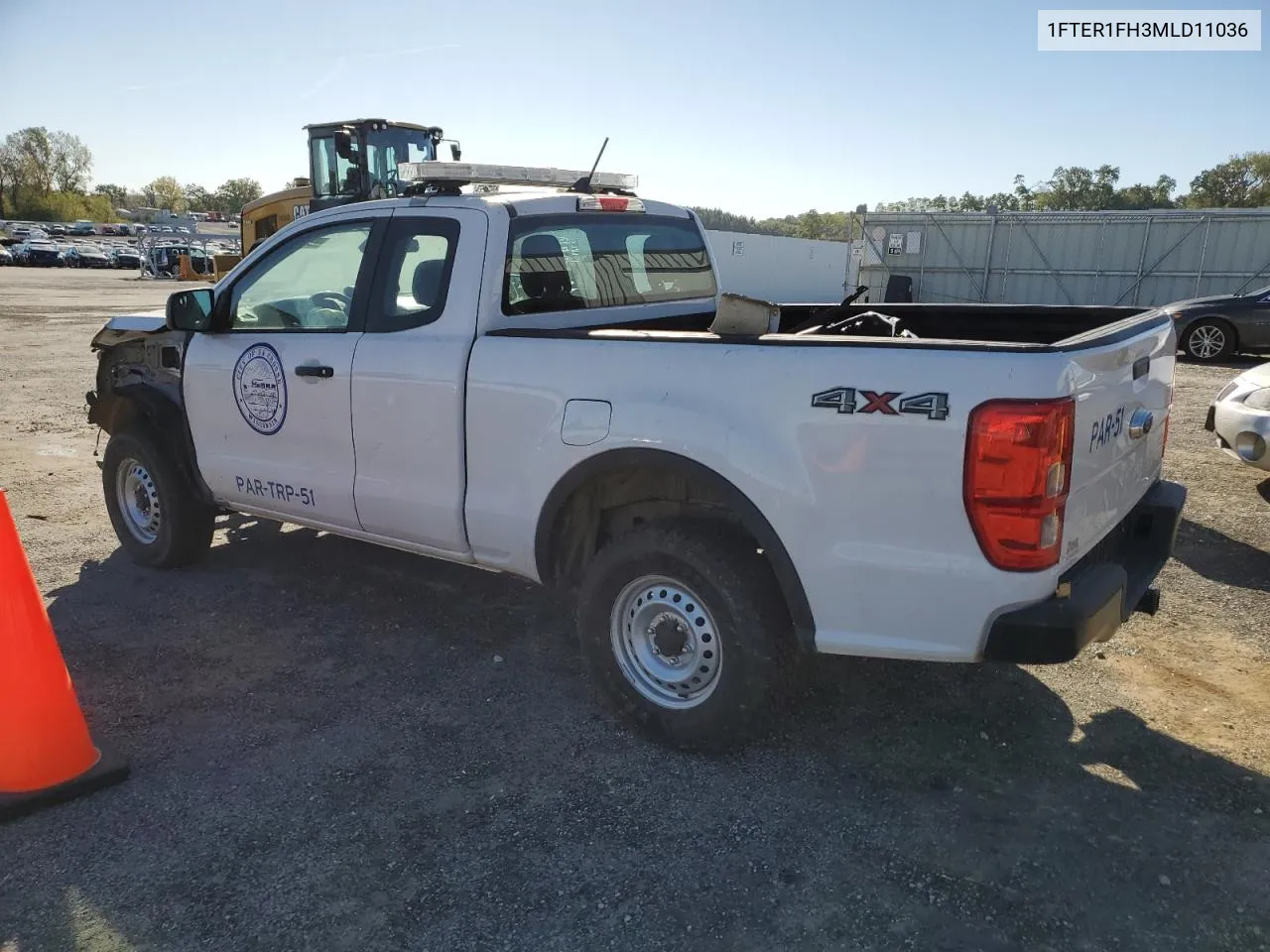 2021 Ford Ranger Xl VIN: 1FTER1FH3MLD11036 Lot: 73352814