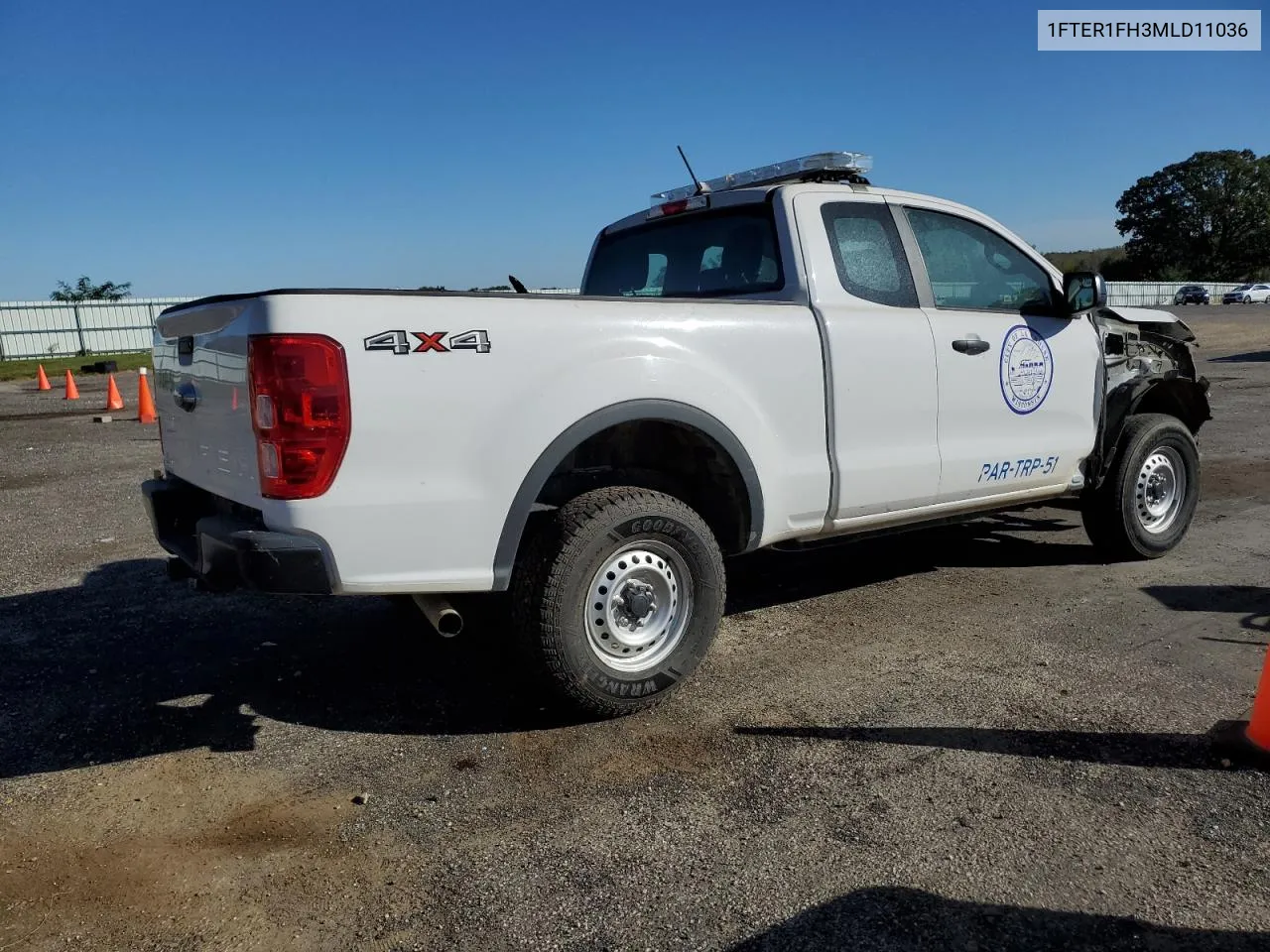 2021 Ford Ranger Xl VIN: 1FTER1FH3MLD11036 Lot: 73352814