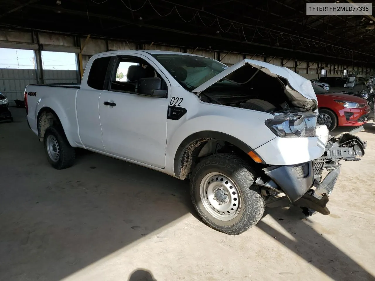 2021 Ford Ranger Xl VIN: 1FTER1FH2MLD77335 Lot: 73502484