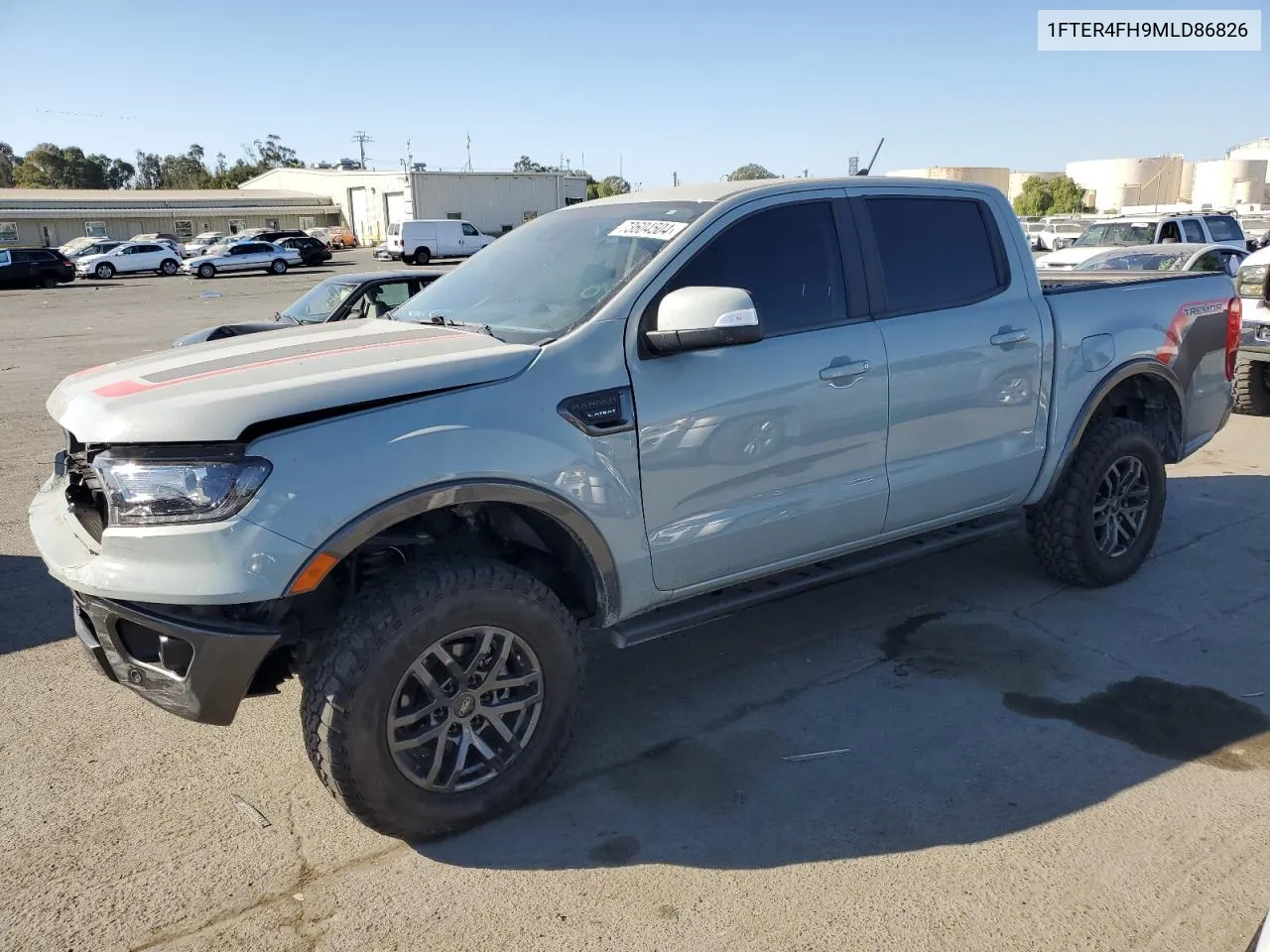 2021 Ford Ranger Xl VIN: 1FTER4FH9MLD86826 Lot: 73604504