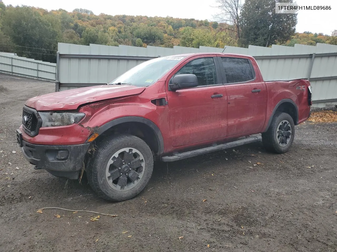 2021 Ford Ranger Xl VIN: 1FTER4FH1MLD89686 Lot: 73788764