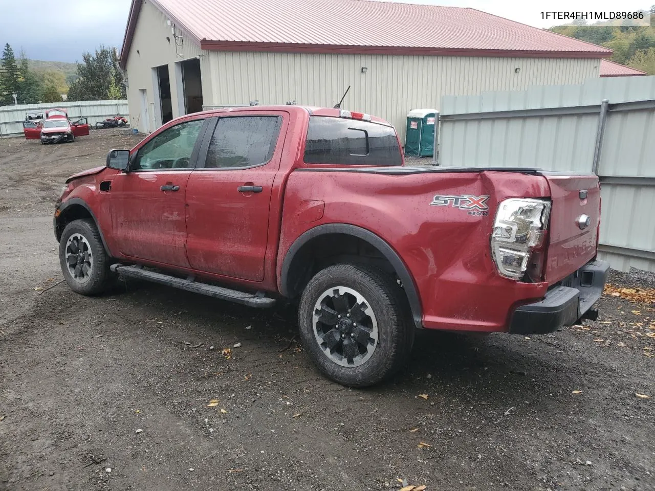 2021 Ford Ranger Xl VIN: 1FTER4FH1MLD89686 Lot: 73788764