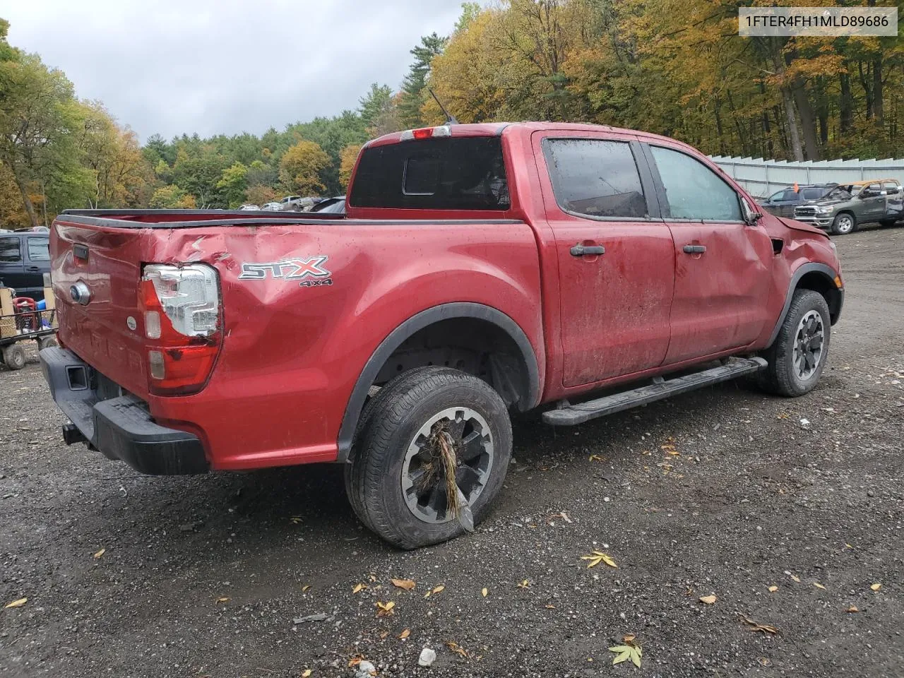 2021 Ford Ranger Xl VIN: 1FTER4FH1MLD89686 Lot: 73788764