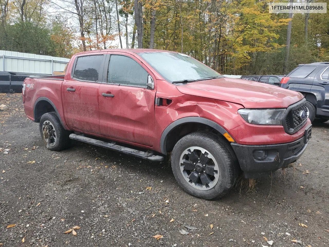 2021 Ford Ranger Xl VIN: 1FTER4FH1MLD89686 Lot: 73788764