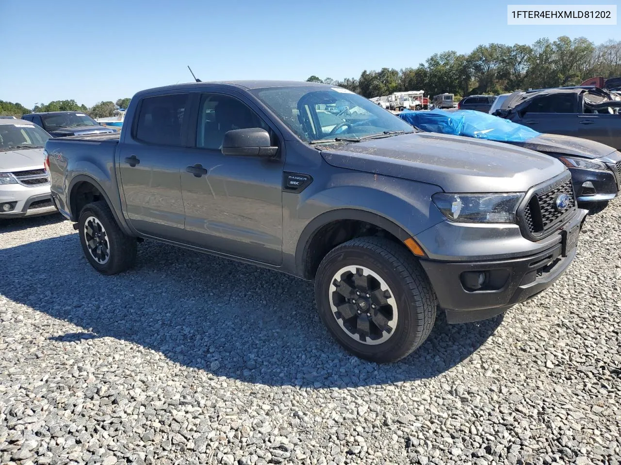 2021 Ford Ranger Xl VIN: 1FTER4EHXMLD81202 Lot: 74384964