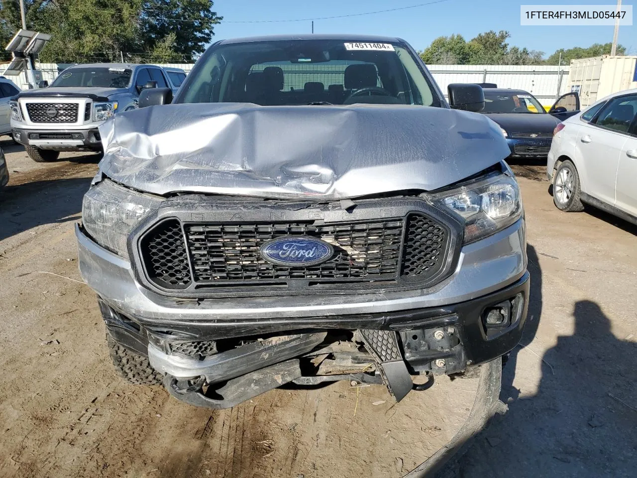 2021 Ford Ranger Xl VIN: 1FTER4FH3MLD05447 Lot: 74511404