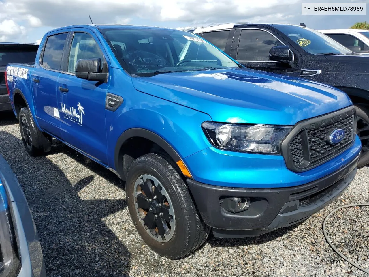 2021 Ford Ranger Xl VIN: 1FTER4EH6MLD78989 Lot: 74616994