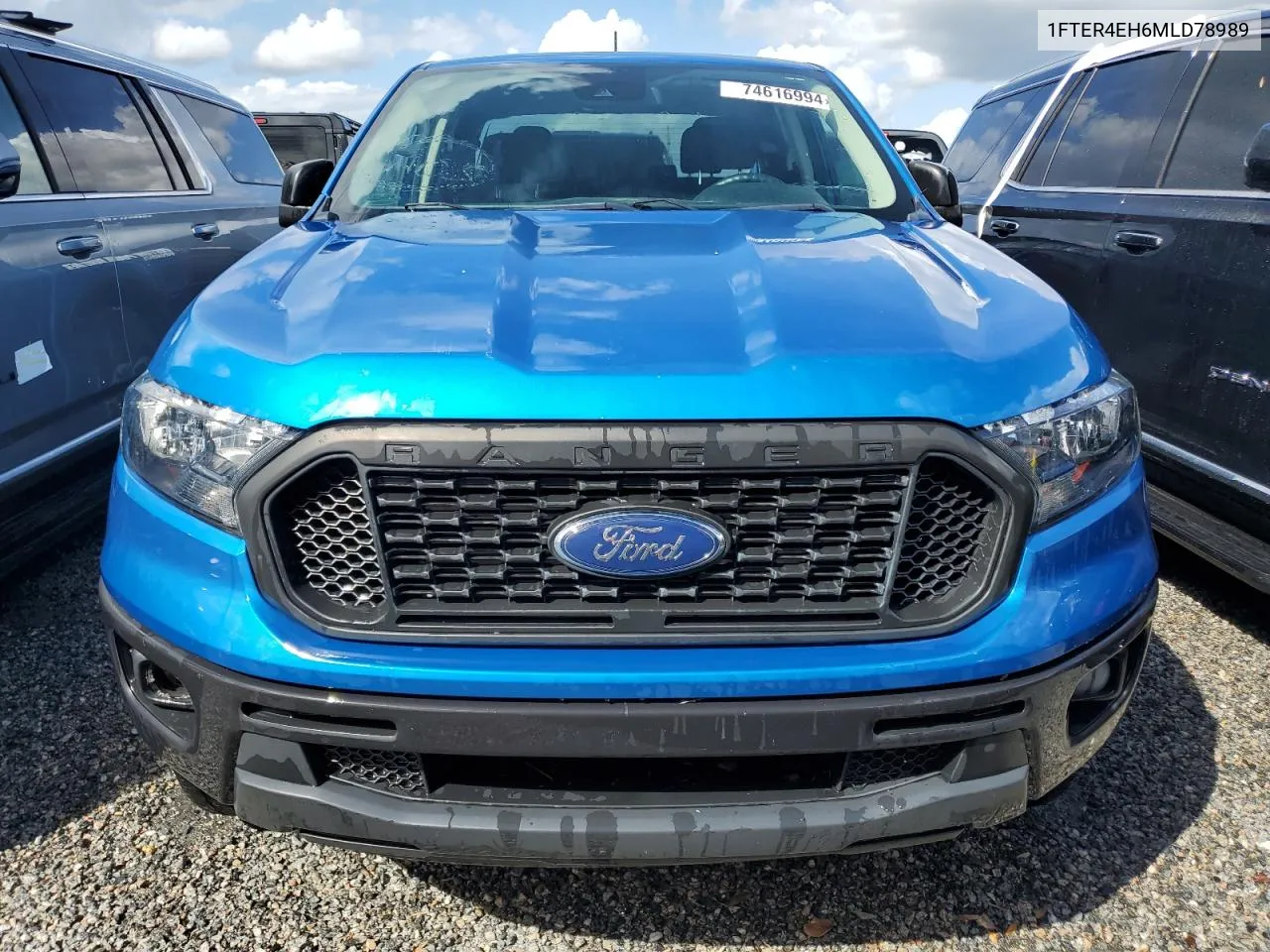 2021 Ford Ranger Xl VIN: 1FTER4EH6MLD78989 Lot: 74616994