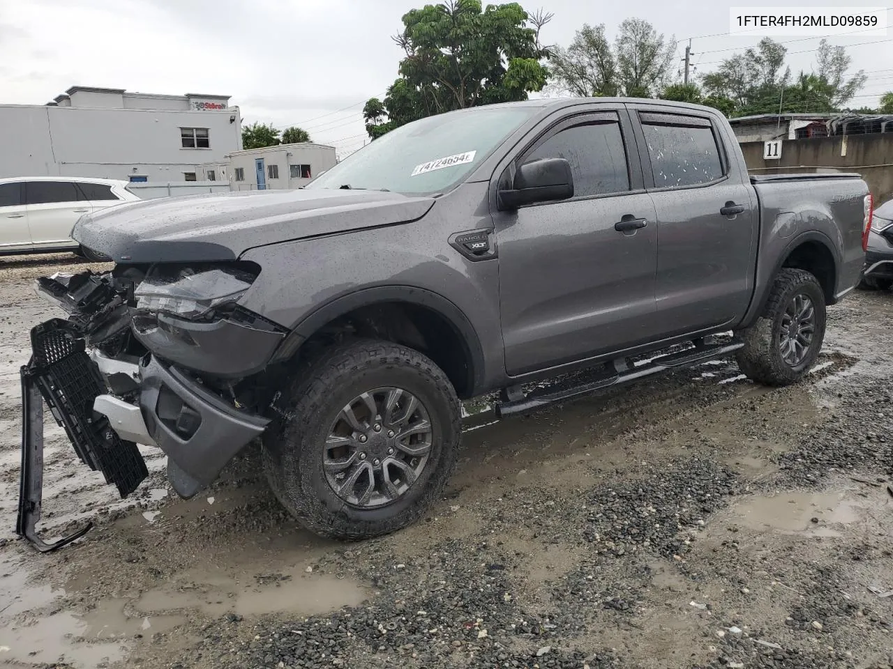 2021 Ford Ranger Xl VIN: 1FTER4FH2MLD09859 Lot: 74724654