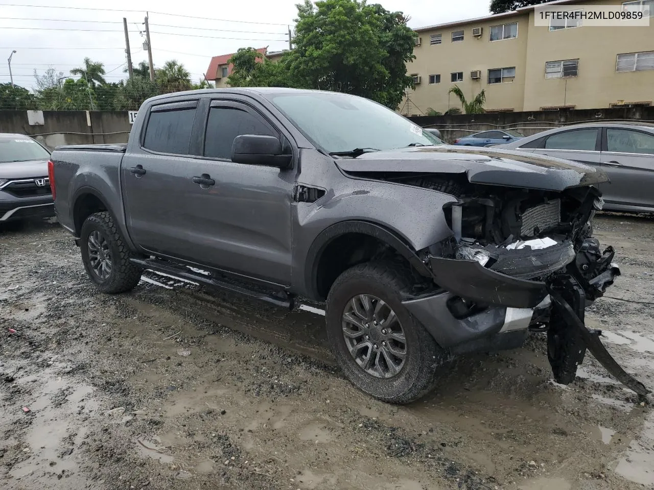 2021 Ford Ranger Xl VIN: 1FTER4FH2MLD09859 Lot: 74724654