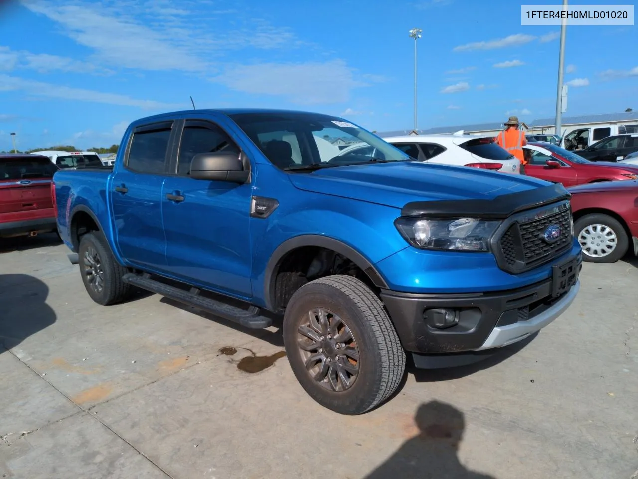 2021 Ford Ranger Xl VIN: 1FTER4EH0MLD01020 Lot: 74752214