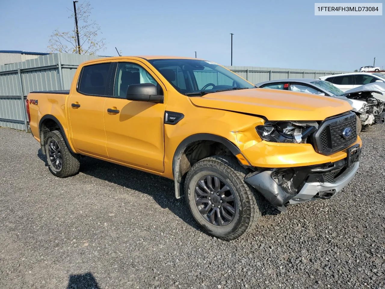 2021 Ford Ranger Xl VIN: 1FTER4FH3MLD73084 Lot: 75350564