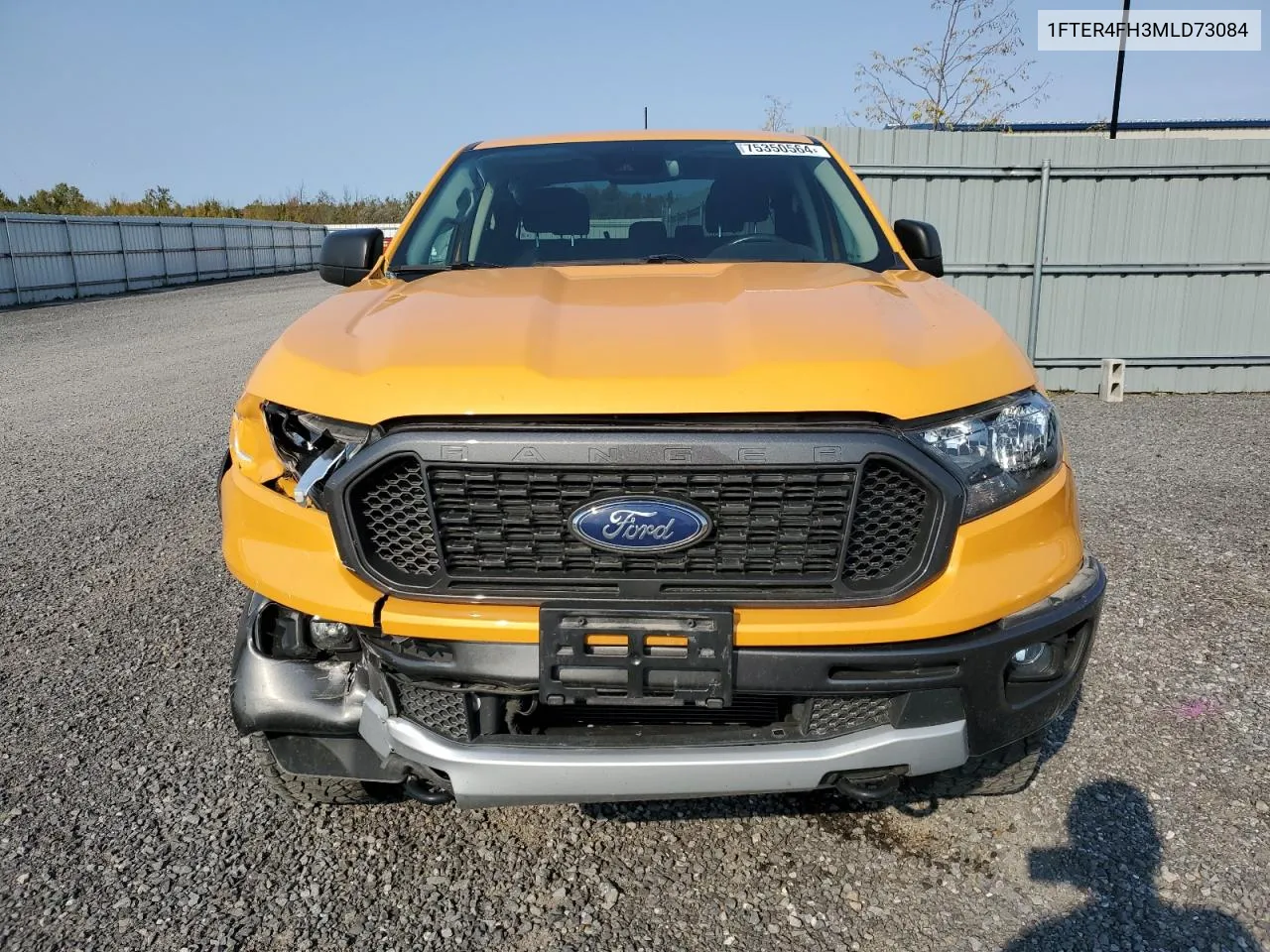 2021 Ford Ranger Xl VIN: 1FTER4FH3MLD73084 Lot: 75350564