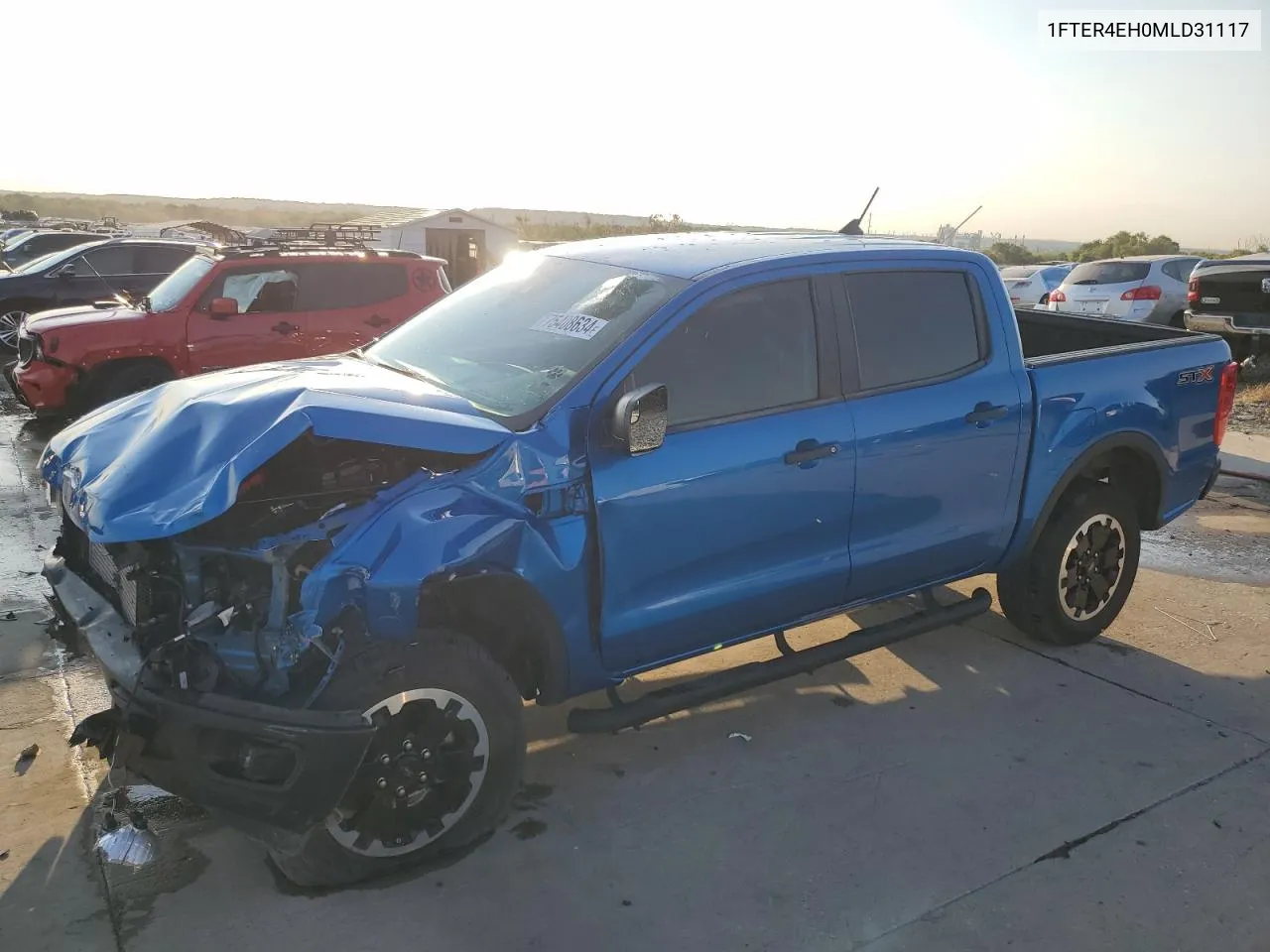 2021 Ford Ranger Xl VIN: 1FTER4EH0MLD31117 Lot: 75408634