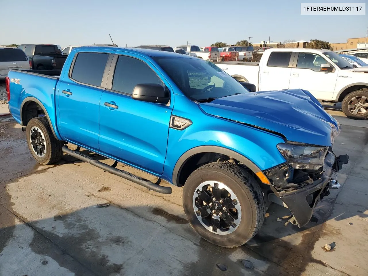 2021 Ford Ranger Xl VIN: 1FTER4EH0MLD31117 Lot: 75408634