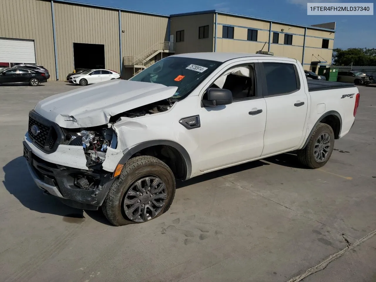 2021 Ford Ranger Xl VIN: 1FTER4FH2MLD37340 Lot: 75730914