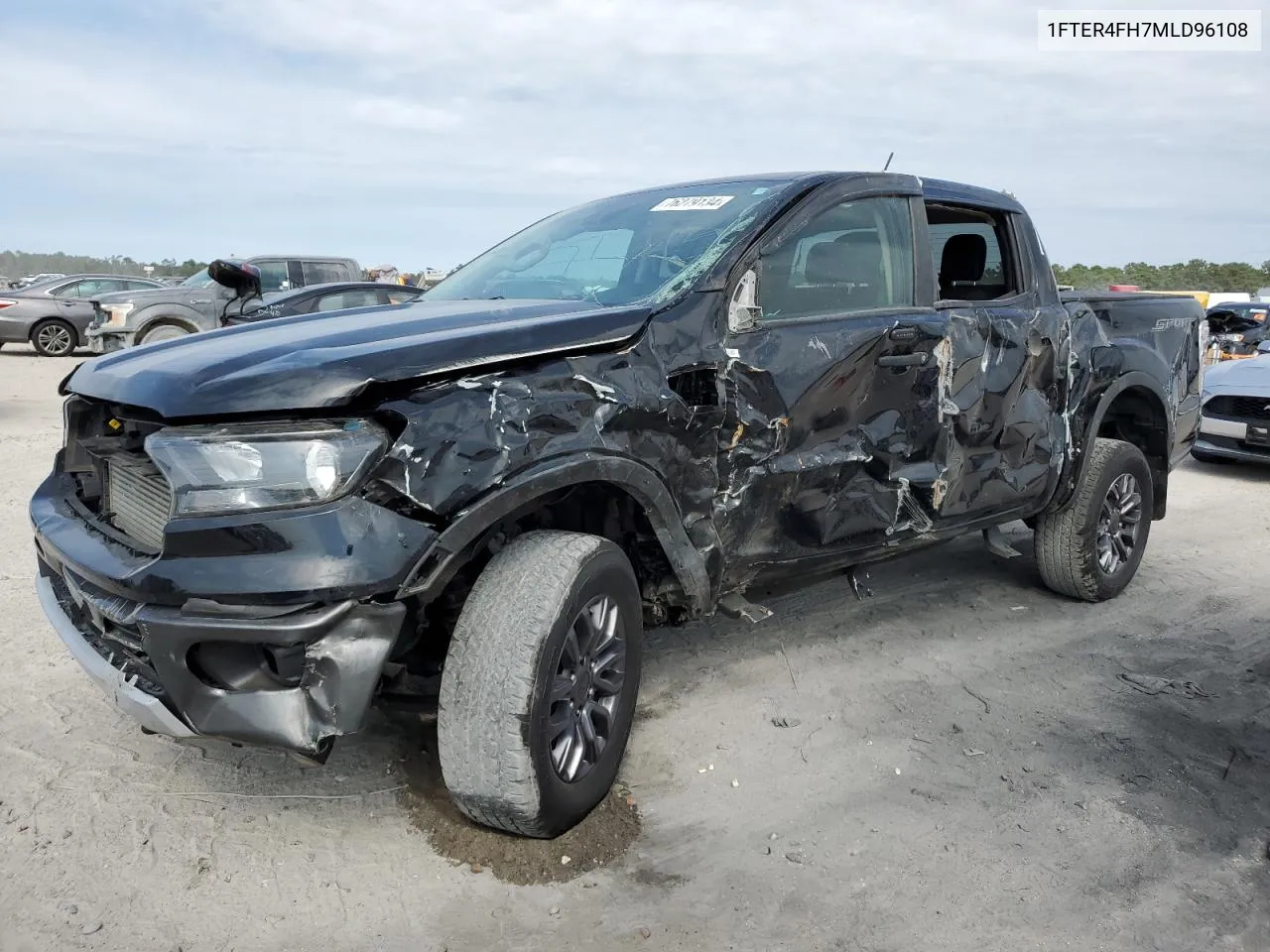 2021 Ford Ranger Xl VIN: 1FTER4FH7MLD96108 Lot: 76279134