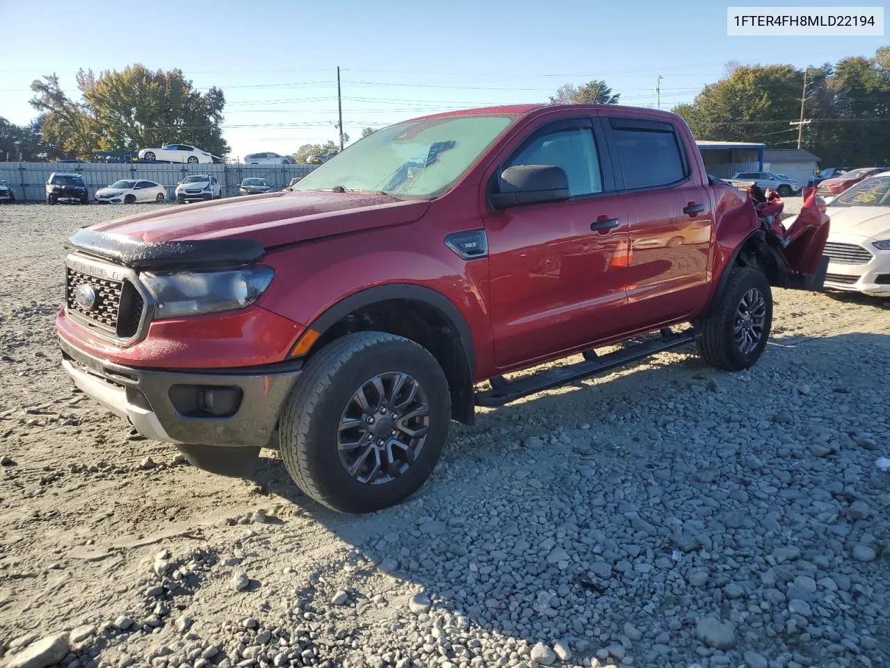 2021 Ford Ranger Xl VIN: 1FTER4FH8MLD22194 Lot: 76480764